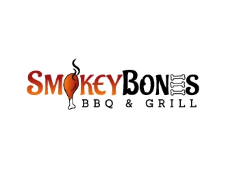 Smokey Bones BBQ & Grill  logo design by jaize
