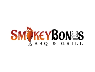 Smokey Bones BBQ & Grill  logo design by jaize