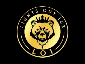Lights Out Ice logo design by rizuki
