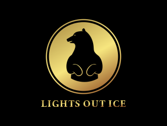 Lights Out Ice logo design by done