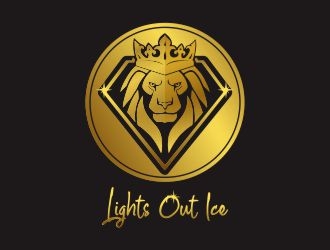 Lights Out Ice logo design by Kipli92