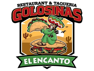 Golosinas El Encanto logo design by LucidSketch