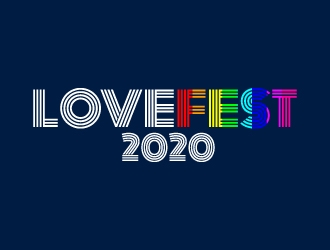 LOVEFEST2020 logo design by jaize