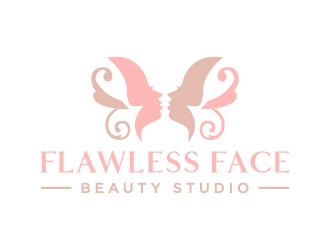 Flawless Face Beauty Studio Logo Design