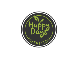 Happy Days NUTRITION logo design by BlessedArt