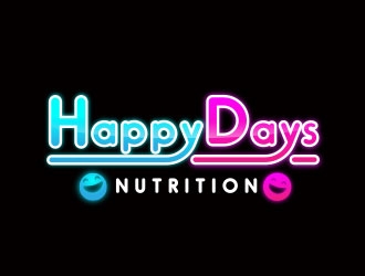 Happy Days NUTRITION logo design by er9e