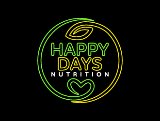 Happy Days NUTRITION logo design by Andri