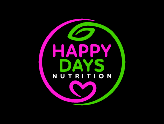 Happy Days NUTRITION logo design by Andri