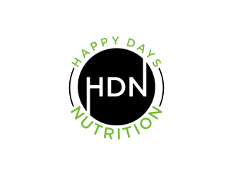 Happy Days NUTRITION logo design by luckyprasetyo