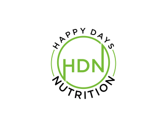 Happy Days NUTRITION logo design by luckyprasetyo