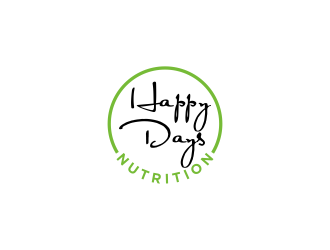 Happy Days NUTRITION logo design by luckyprasetyo