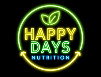 Happy Days NUTRITION logo design by jaize