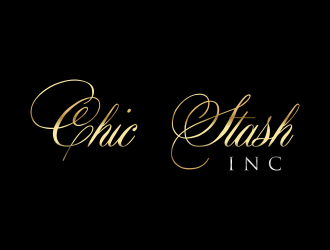 Chic Stash, Inc. logo design by p0peye