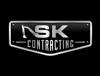 SK Contracting  logo design by Ultimatum