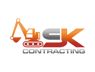 SK Contracting  logo design by rief