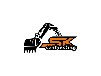 SK Contracting  logo design by Franky.