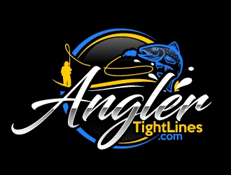 AnglerTightLines.Com logo design by AamirKhan