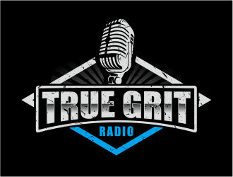 True Grit Radio  logo design by Girly