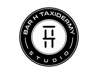 Bar H Taxidermy (Studio)  logo design by aryamaity