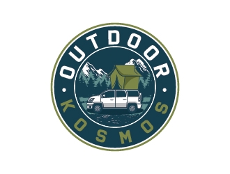 Outdoor Kosmos logo design by keptgoing