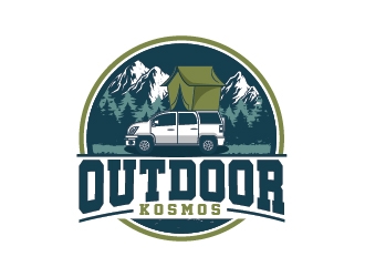 Outdoor Kosmos logo design by keptgoing