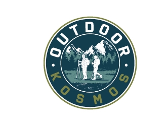 Outdoor Kosmos logo design by keptgoing