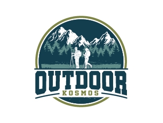 Outdoor Kosmos logo design by keptgoing