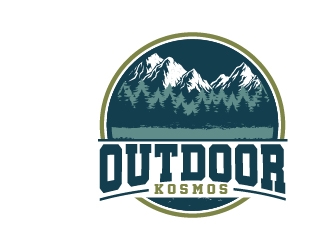 Outdoor Kosmos logo design by keptgoing