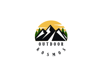 Outdoor Kosmos logo design by kevlogo