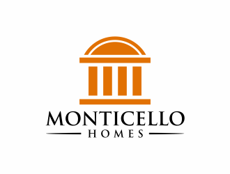 Monticello Homes logo design by Msinur