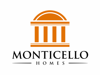 Monticello Homes logo design by Msinur