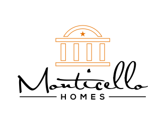 Monticello Homes logo design by cintoko