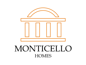 Monticello Homes logo design by cintoko
