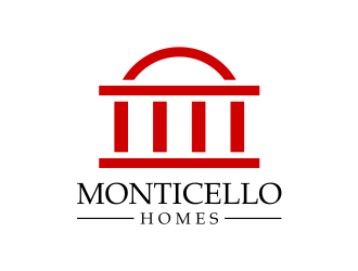 Monticello Homes logo design by cintoko
