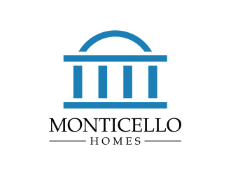 Monticello Homes logo design by cintoko