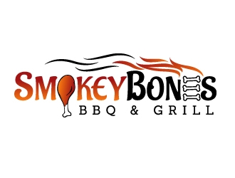 Smokey Bones BBQ & Grill  logo design by jaize