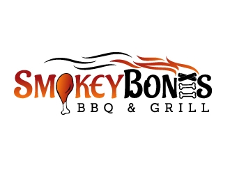 Smokey Bones BBQ & Grill  logo design by jaize
