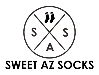 Sweet Az Socks  logo design by sikas