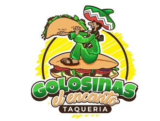 Golosinas El Encanto logo design by DreamLogoDesign