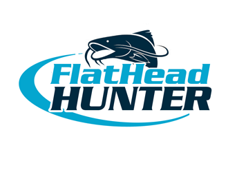 FlatHead Hunter logo design by kunejo