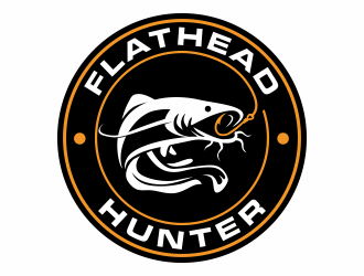 FlatHead Hunter logo design by agus
