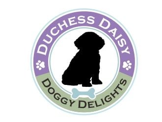 Duchess Daisy- doggy delights logo design by veron