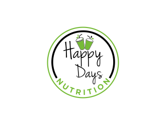 Happy Days NUTRITION logo design by luckyprasetyo