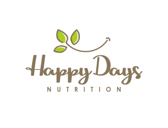 Happy Days NUTRITION logo design by YONK