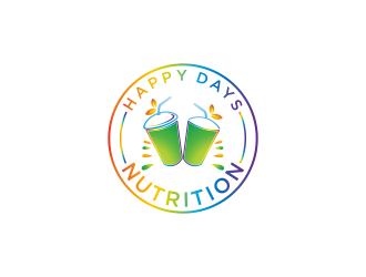 Happy Days NUTRITION logo design by luckyprasetyo