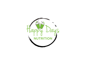 Happy Days NUTRITION logo design by luckyprasetyo
