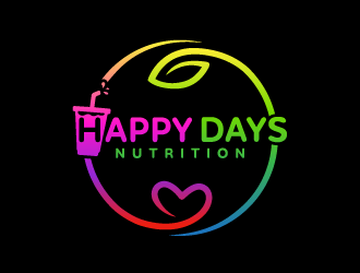 Happy Days NUTRITION logo design by Andri