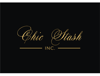 Chic Stash, Inc. logo design by clayjensen