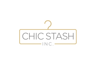 Chic Stash, Inc. logo design by Abril