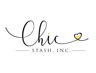 Chic Stash, Inc. logo design by REDCROW